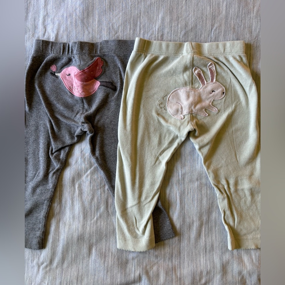 Lot of TWO (2) Carters Baby Pants